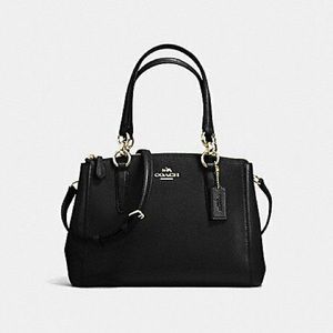 Coach Mini Christie Carryall bag in Crossgrain Leather